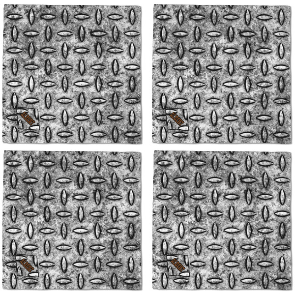 Diamond Plate Cloth Napkins - Personalized Dinner (APPROVAL) Set of 4