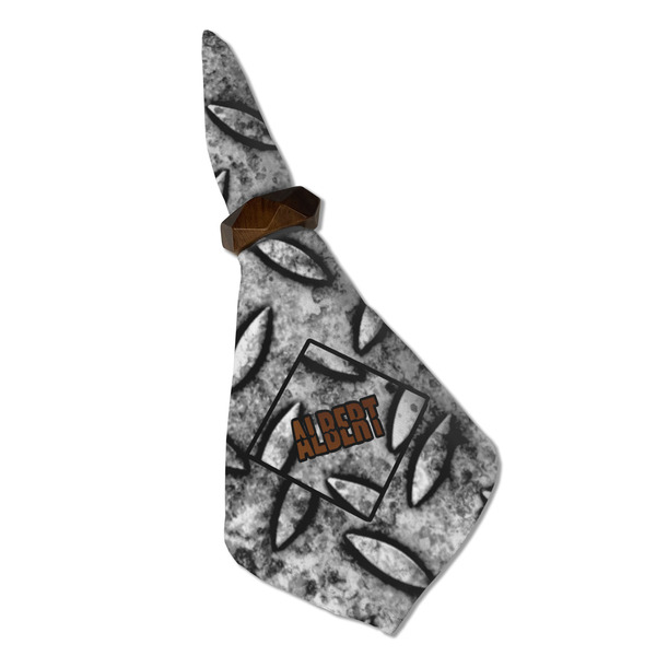 Diamond Plate Cloth Napkins - Personalized Dinner (Folded in Ring) (MAIN)