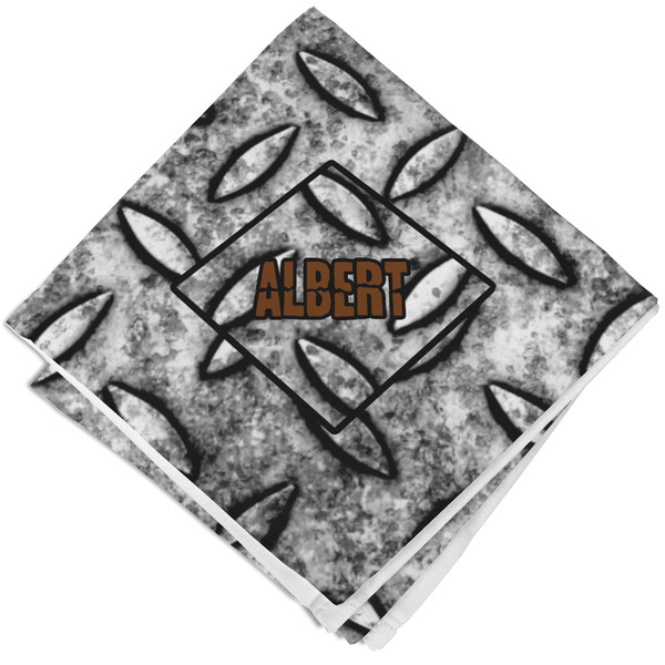 Custom Diamond Plate Cloth Napkin w/ Name or Text