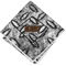 Diamond Plate Cloth Napkins - Personalized Lunch (Folded Four Corners)