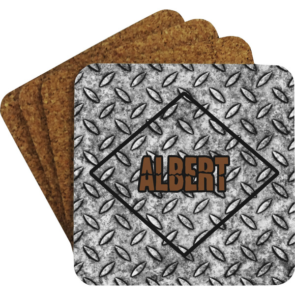 Diamond Plate Coaster Set (Personalized)