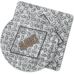 Diamond Plate Rubber Backed Coaster (Personalized)