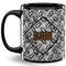 Diamond Plate Coffee Mug - 11 oz - Full- Black