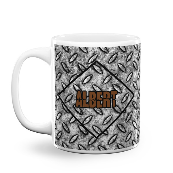 Custom Diamond Plate Coffee Mug (Personalized)