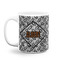 Diamond Plate Coffee Mug - 11 oz - White