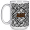 Diamond Plate Coffee Mug - 15 oz - White Full