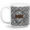 Diamond Plate Coffee Mug - 20 oz - White