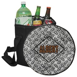Diamond Plate Collapsible Cooler & Seat (Personalized)