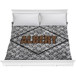 Diamond Plate Comforter - King (Personalized)