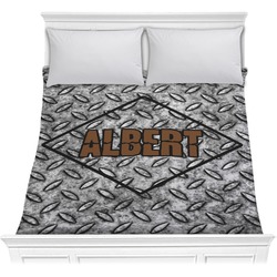 Diamond Plate Comforter - Full / Queen (Personalized)