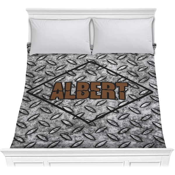 Custom Diamond Plate Comforter - Full / Queen (Personalized)