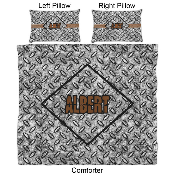 Diamond Plate Comforter Set - King - Approval
