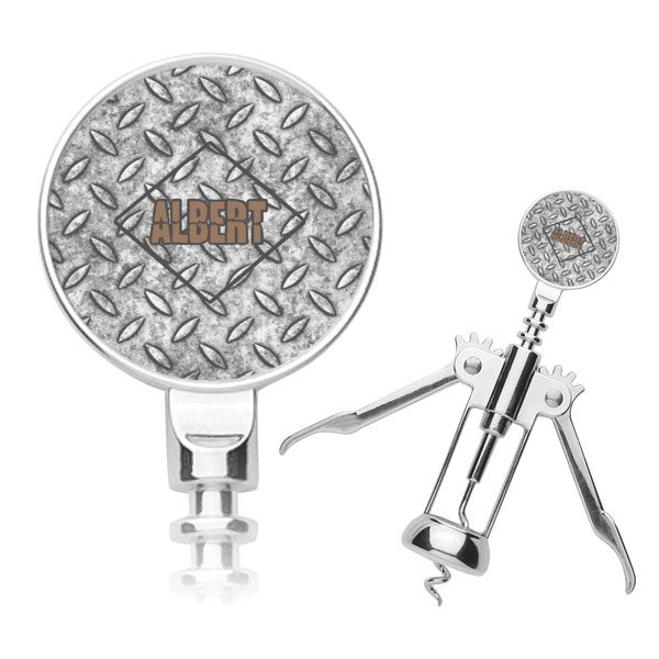 Custom Diamond Plate Corkscrew (Personalized)