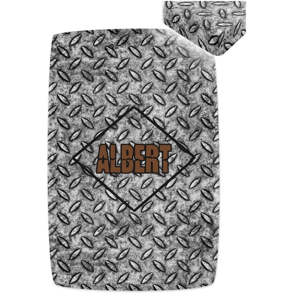 Diamond Plate Crib Fitted Sheet - Apvl