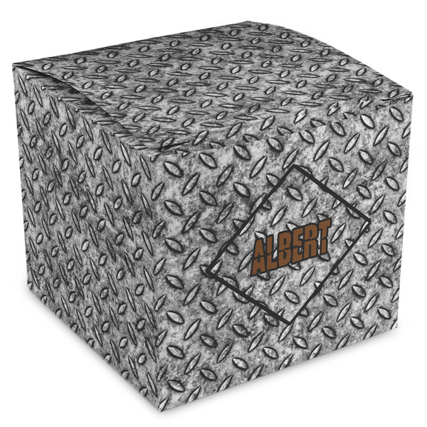 Custom Diamond Plate Cube Favor Gift Boxes (Personalized)