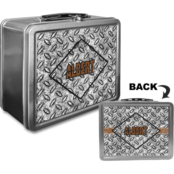 Diamond Plate Custom Lunch Box / Tin Approval