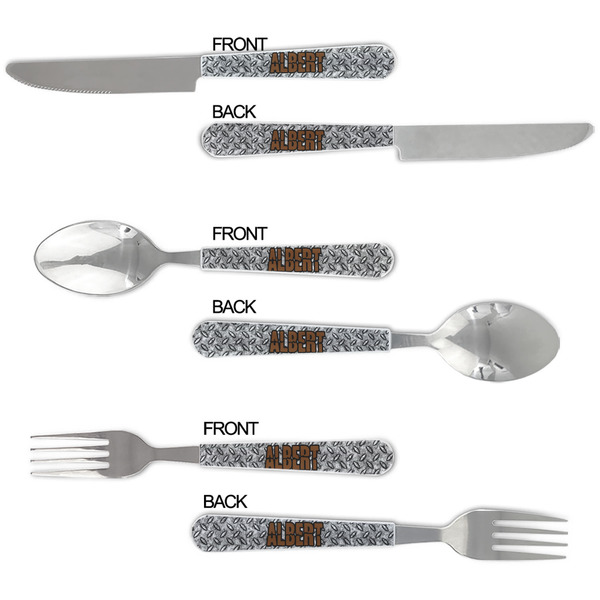 Diamond Plate Cutlery Set - APPROVAL