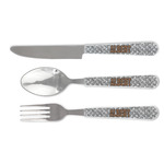 Diamond Plate Cutlery Set (Personalized)