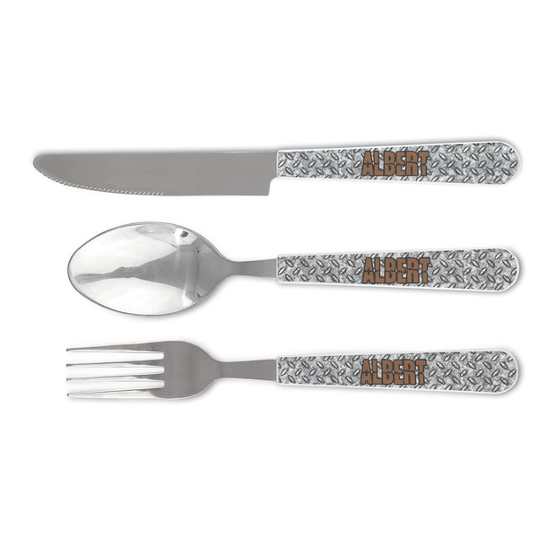 Custom Diamond Plate Cutlery Set (Personalized)