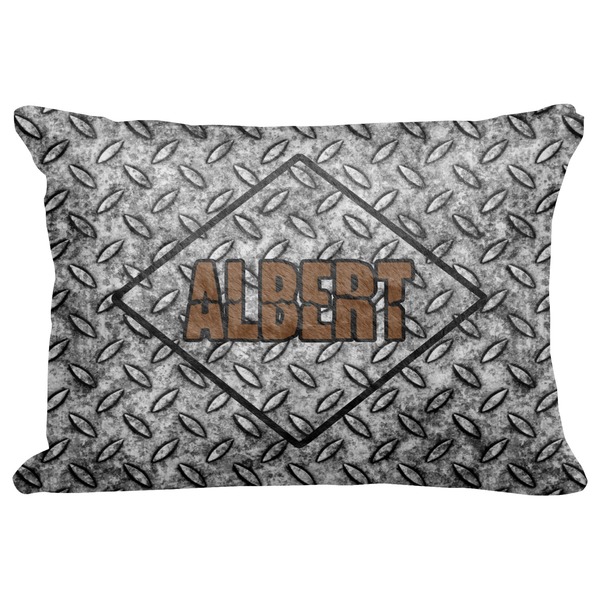 Custom Diamond Plate Decorative Baby Pillowcase - 16"x12" (Personalized)