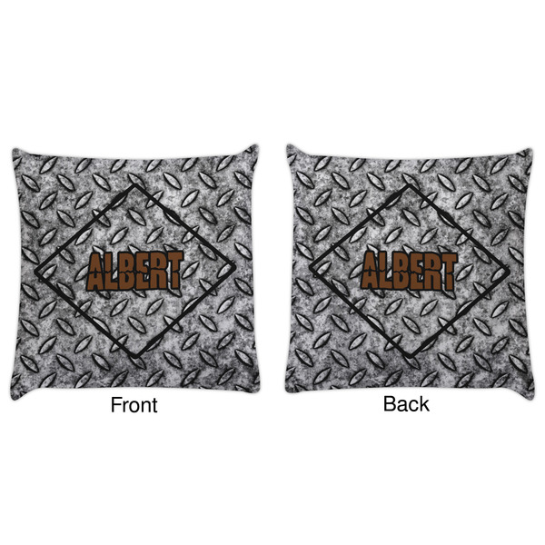 Diamond Plate Decorative Pillow Case - Approval