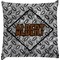 Diamond Plate Decorative Pillow Case (Personalized)