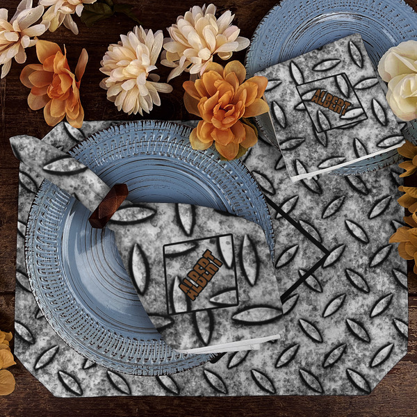 Diamond Plate Dining Set