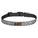 Diamond Plate Dog Collar (Personalized)