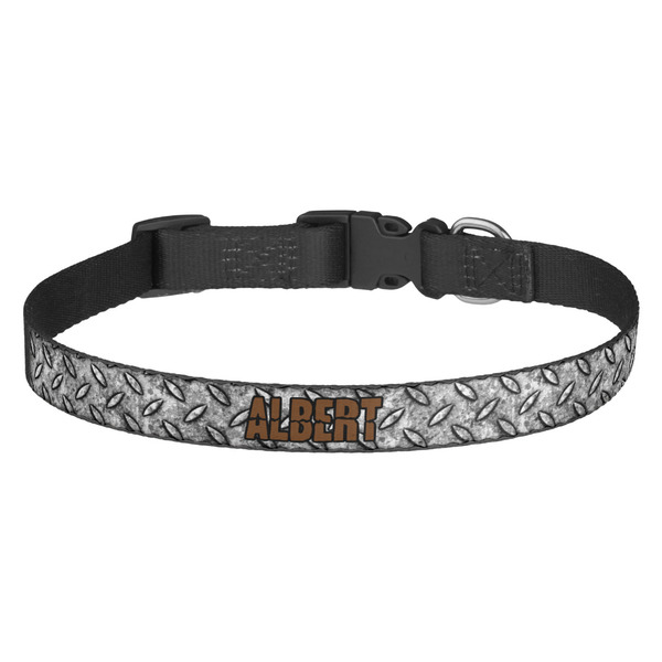 Custom Diamond Plate Dog Collar (Personalized)