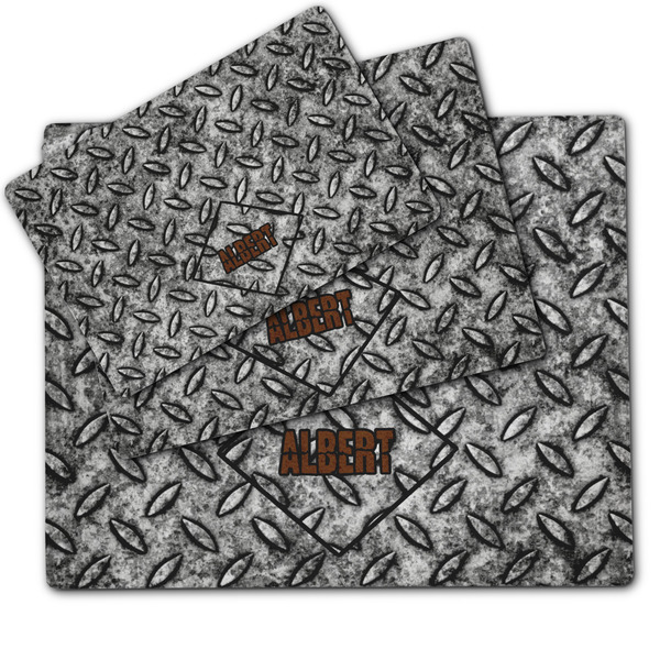 Diamond Plate Dog Food Mat - MAIN (sm, med, lrg)