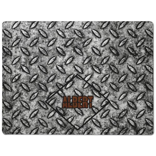 Diamond Plate Dog Food Mat - Medium without bowls