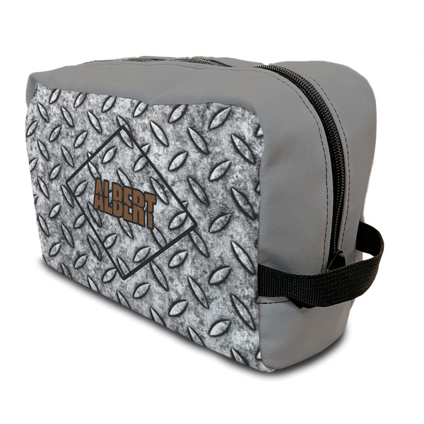 Custom Diamond Plate Toiletry Bag / Dopp Kit (Personalized)