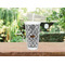 Diamond Plate Double Wall Tumbler with Straw Lifestyle