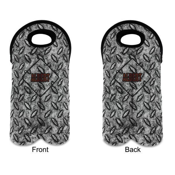 Diamond Plate Double Wine Tote - APPROVAL (new)