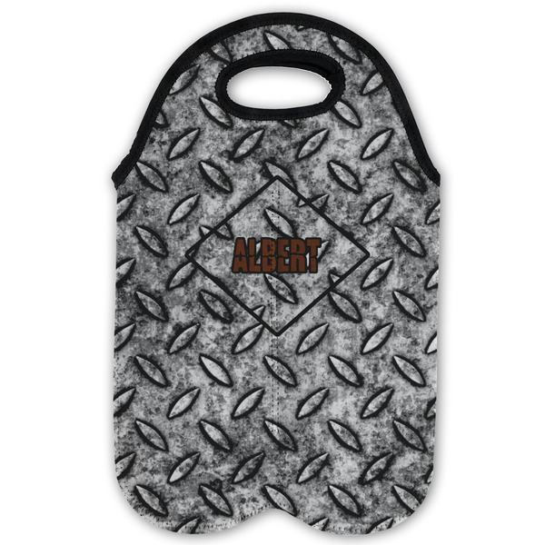 Diamond Plate Double Wine Tote - Flat (new)