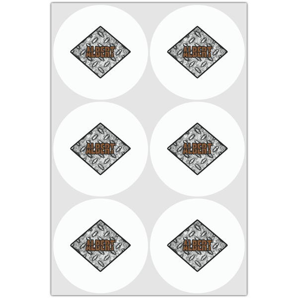 Diamond Plate Drink Topper - XLarge - Set of 6