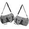 Diamond Plate Duffle bag large front and back sides