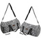Diamond Plate Duffle bag small front and back sides