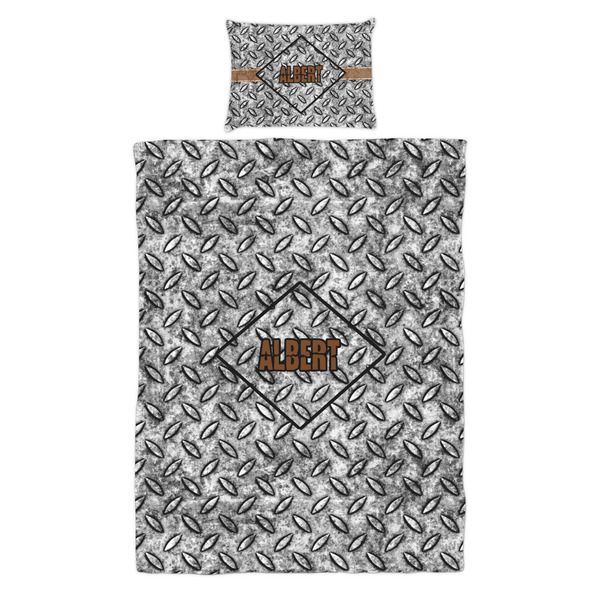 Diamond Plate Duvet Cover Set - Twin - Alt Approval