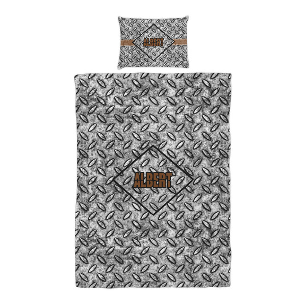 Diamond Plate Duvet Cover Set - Twin XL - Alt Approval