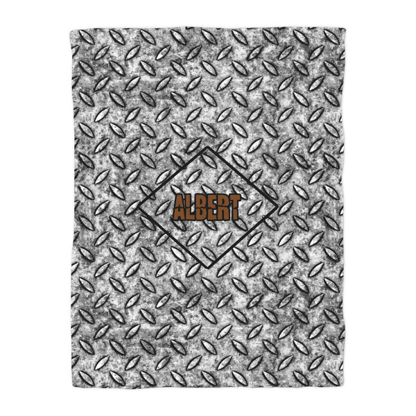 Diamond Plate Duvet Cover - Twin - Front