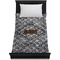 Diamond Plate Duvet Cover - Twin - On Bed - No Prop