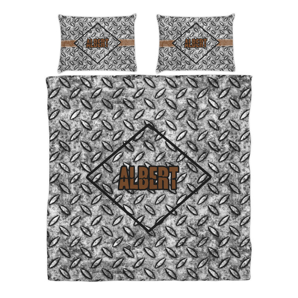 Diamond Plate Duvet cover Set - Queen - Alt Approval