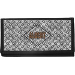 Diamond Plate Canvas Checkbook Cover (Personalized)