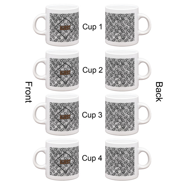 Diamond Plate Espresso Cup Set of 4 - Apvl