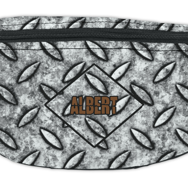 Diamond Plate Fanny Pack - Closeup
