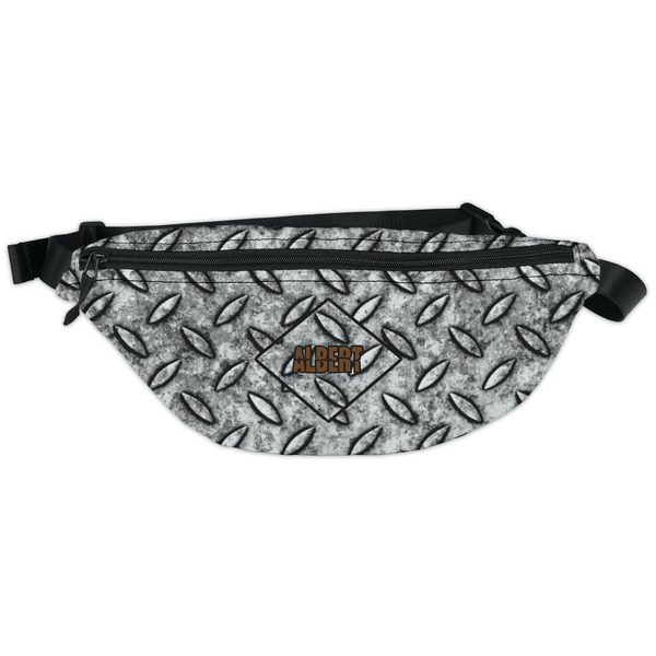 Custom Diamond Plate Fanny Pack - Classic Style (Personalized)