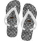 Diamond Plate Flip Flops - XSmall (Personalized)