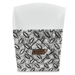 Diamond Plate French Fry Favor Boxes (Personalized)