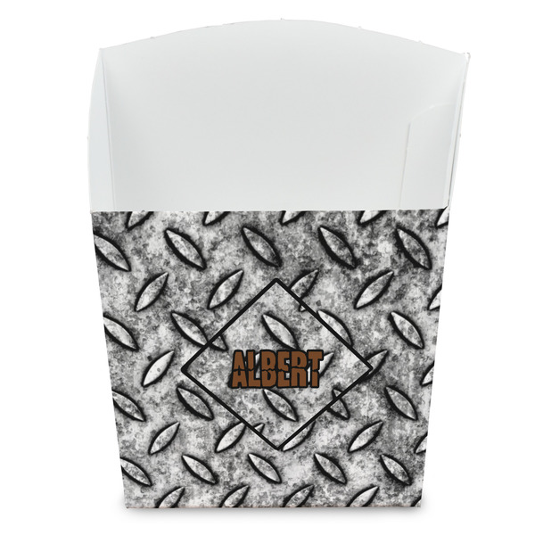 Custom Diamond Plate French Fry Favor Boxes (Personalized)